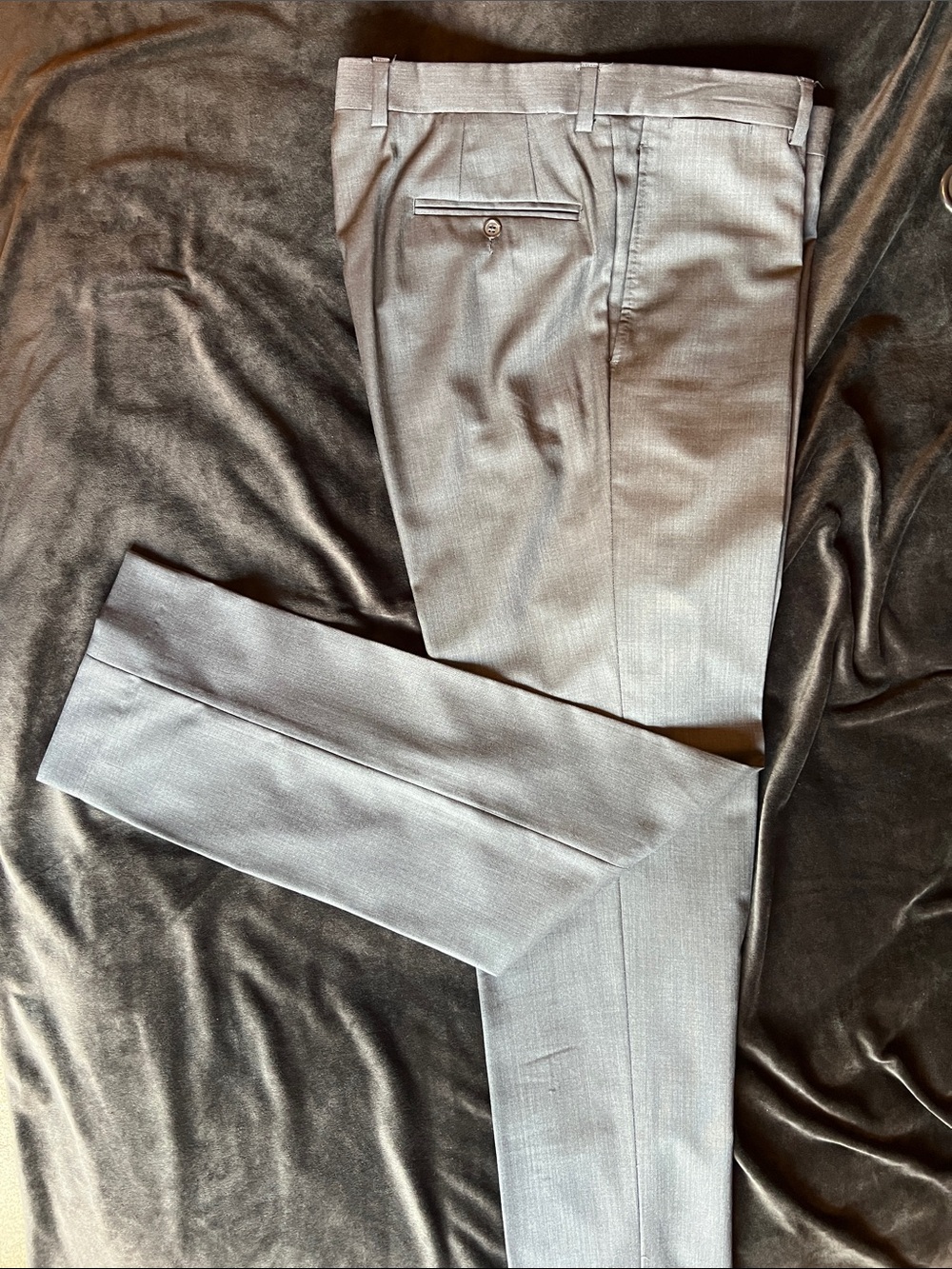 Ted Baker Men's Jefferson Dress Pants in Gray 100% Wool